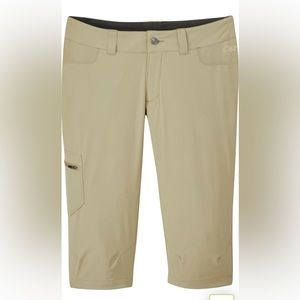 Outdoor Research Women’s Ferrosi Capri Pant Size 12 in color Hazelwood